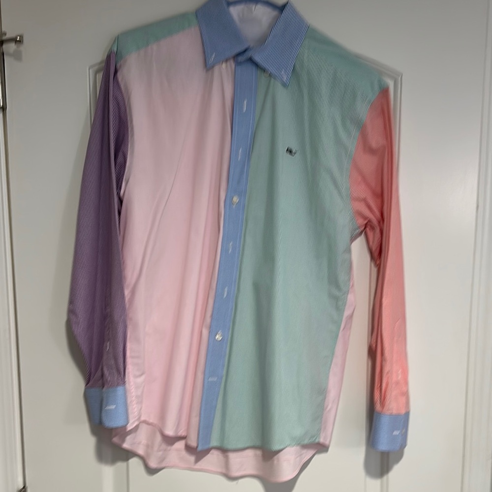 Vineyard Vine Multicolor Men's Whale Shirt